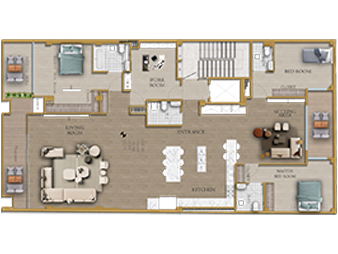 پلان طبقه 1تا 6 مهران